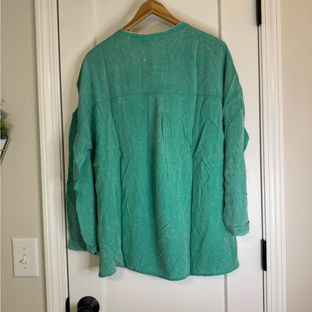 New In Turquoise Tunic Top, NWT - Picture 7 of 7
